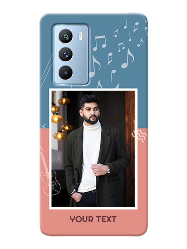 Custom iQOO 9 SE 5G Phone Back Covers with Color Musical Note Design