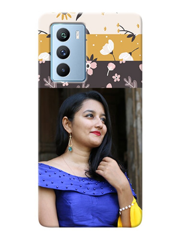 Custom iQOO 9 SE 5G mobile cases online: Stylish Floral Design