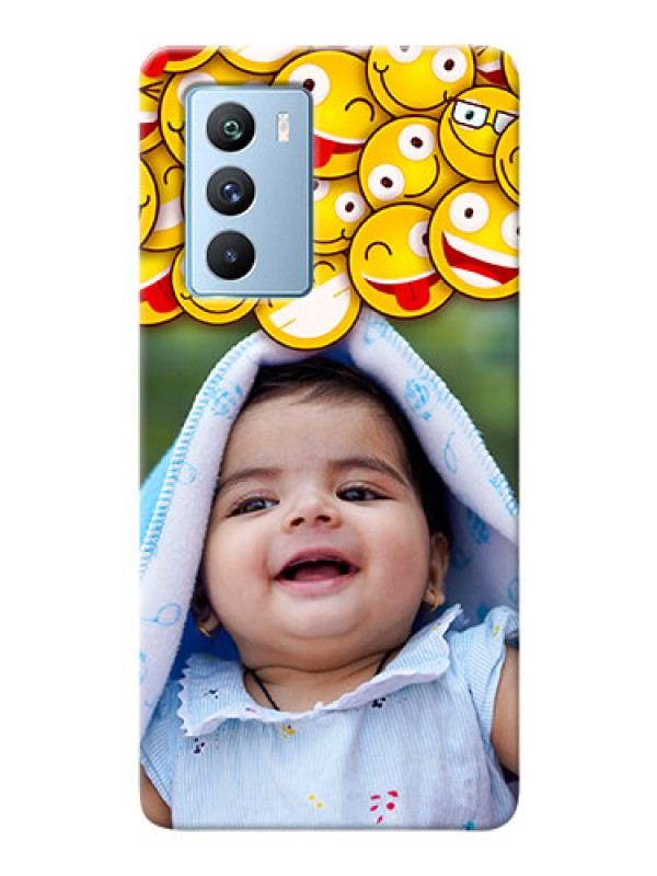 Custom iQOO 9 SE 5G Custom Phone Cases with Smiley Emoji Design