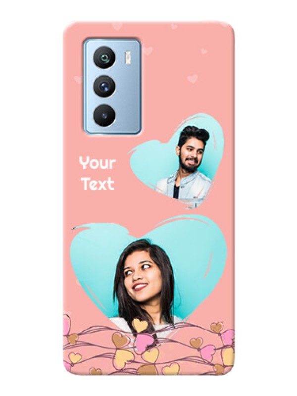 Custom iQOO 9 SE 5G customized phone cases: Love Doodle Design