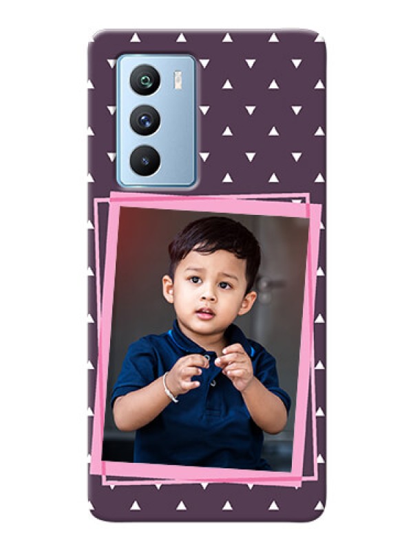 Custom iQOO 9 SE 5G Phone Cases: Triangle Pattern Dotted Design