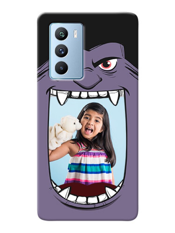 Custom iQOO 9 SE 5G Personalised Phone Covers: Angry Monster Design
