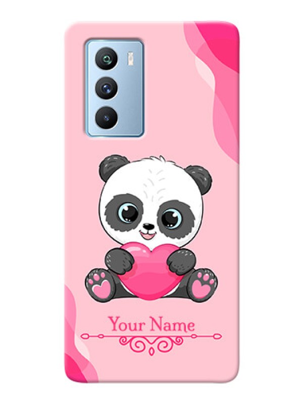 Custom iQOO 9 Se Mobile Back Covers: Cute Panda Design