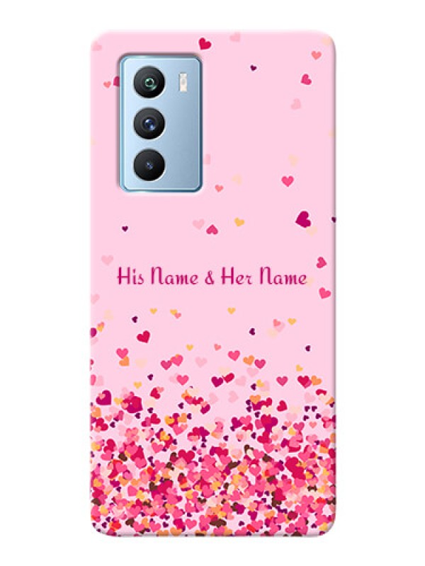 Custom iQOO 9 Se Phone Back Covers: Floating Hearts Design