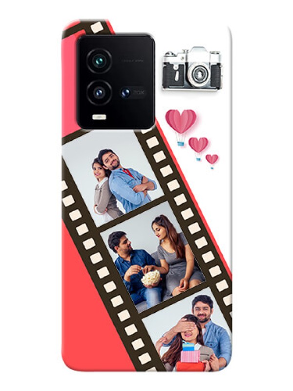 Custom iQOO 9T 5G custom phone covers: 3 Image Holder with Film Reel