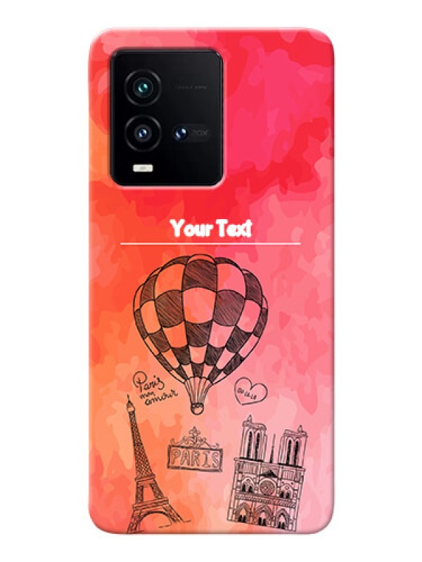 Custom iQOO 9T 5G Personalized Mobile Covers: Paris Theme Design