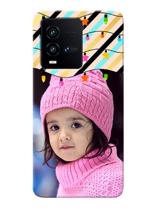 Custom iQOO 9T 5G Personalized Mobile Covers: Lights Hanging Design