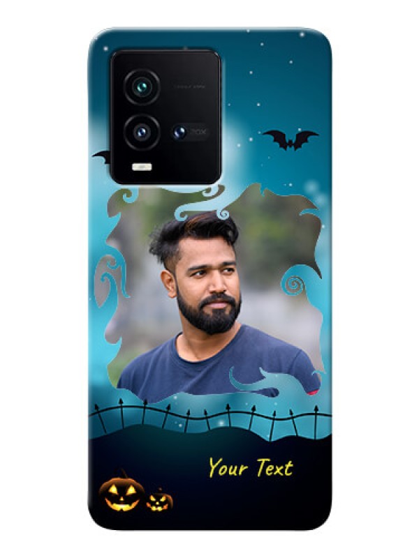 Custom iQOO 9T 5G Personalised Phone Cases: Halloween frame design