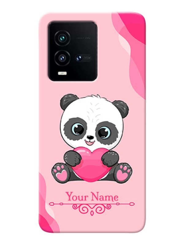 Custom iQOO 9T 5G Mobile Back Covers: Cute Panda Design
