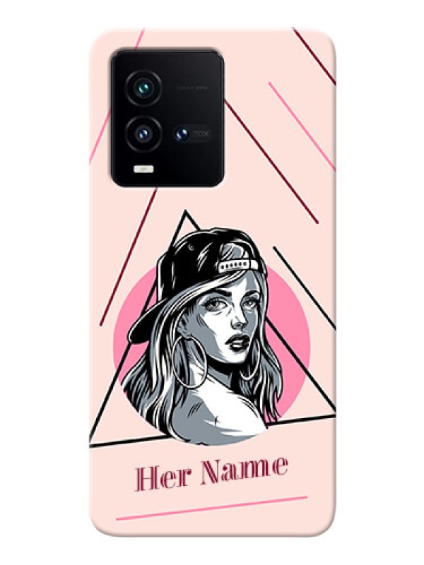 Custom iQOO 9T 5G Custom Phone Cases: Rockstar Girl Design