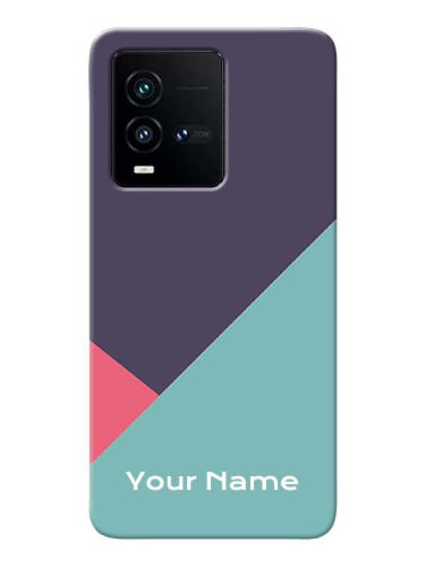 Custom iQOO 9T 5G Custom Phone Cases: Tri Color abstract Design
