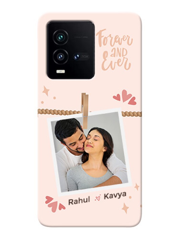 Custom iQOO 9T 5G Phone Back Covers: Forever and ever love Design