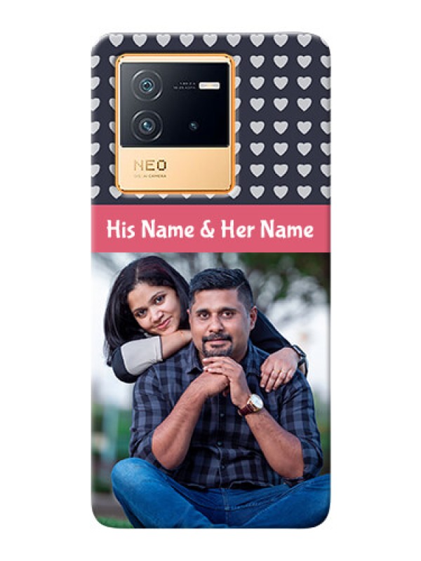 Custom iQOO Neo 6 5G Custom Mobile Case with Love Symbols Design