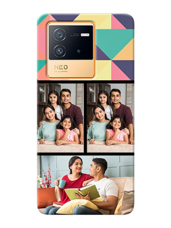Custom iQOO Neo 6 5G personalised phone covers: Bulk Pic Upload Design