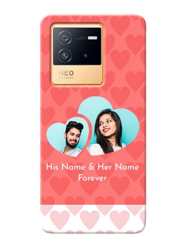 Custom iQOO Neo 6 5G personalized phone covers: Couple Pic Upload Design
