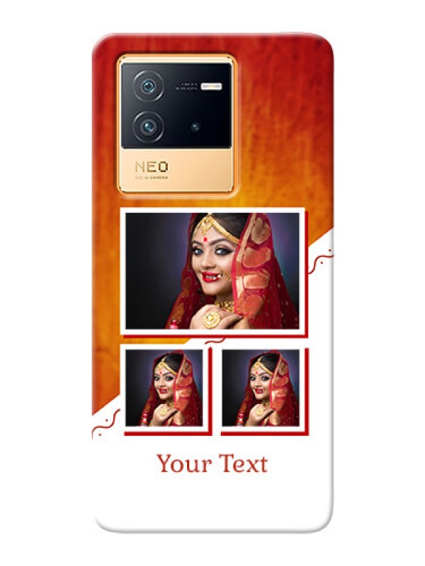 Custom iQOO Neo 6 5G Personalised Phone Cases: Wedding Memories Design 