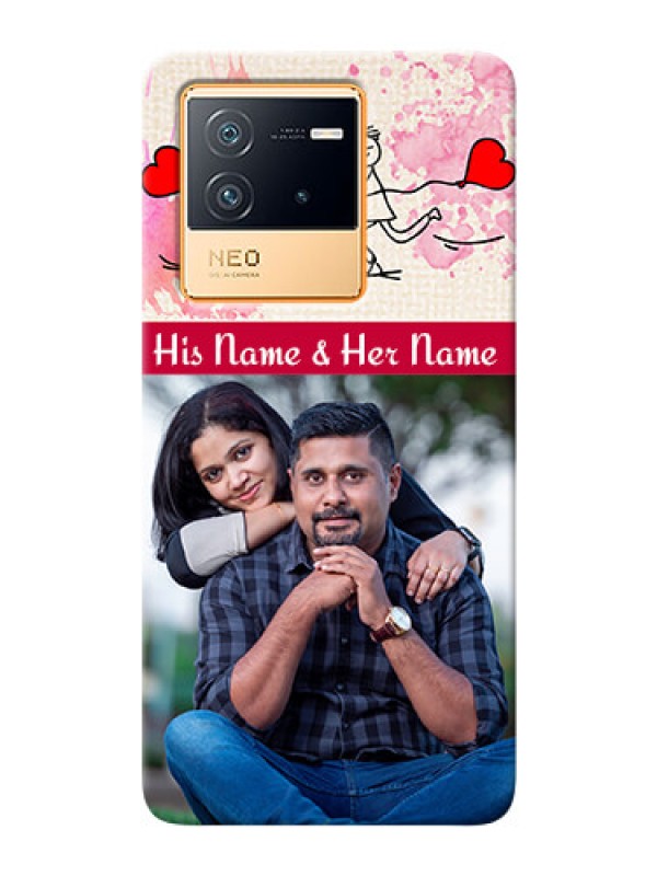 Custom iQOO Neo 6 5G phone back covers: You and Me Case Design