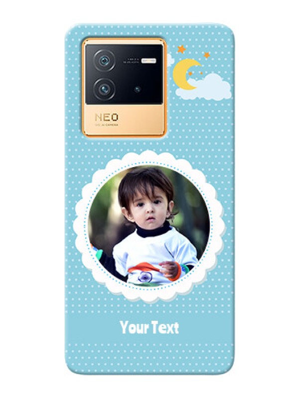 Custom iQOO Neo 6 5G mobile cases online: violet Pattern Design