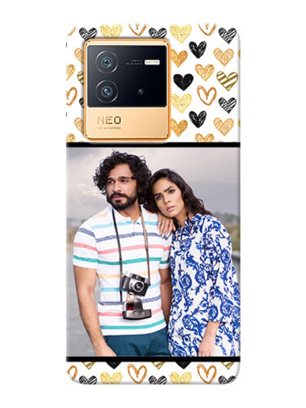 Custom iQOO Neo 6 5G Personalized Mobile Cases: Love Symbol Design