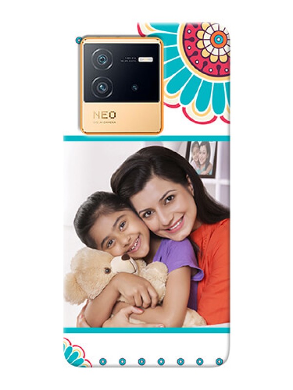 Custom iQOO Neo 6 5G custom mobile phone cases: Flower Design