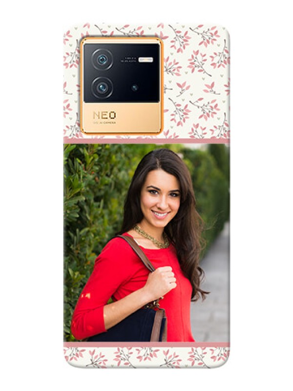 Custom iQOO Neo 6 5G Back Covers: Premium Floral Design