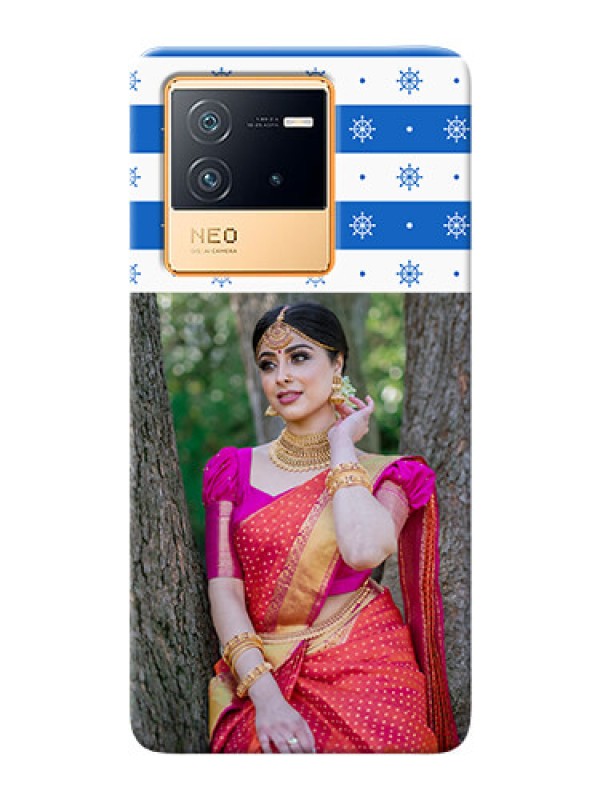 Custom iQOO Neo 6 5G custom mobile covers: Snow Pattern Design
