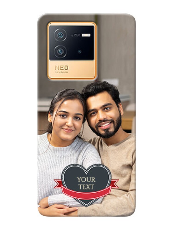 Custom iQOO Neo 6 5G mobile back covers online: Just Married Couple Design