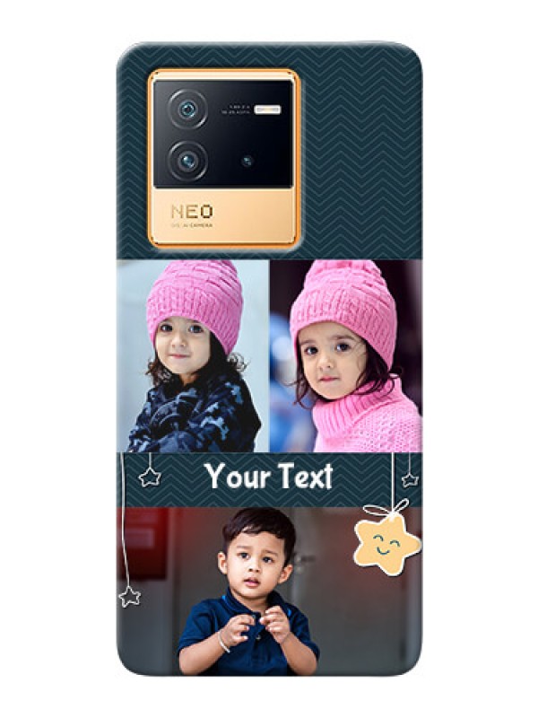 Custom iQOO Neo 6 5G Mobile Back Covers Online: Hanging Stars Design