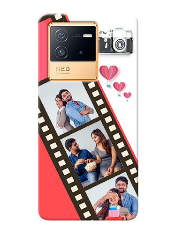 Custom iQOO Neo 6 5G custom phone covers: 3 Image Holder with Film Reel