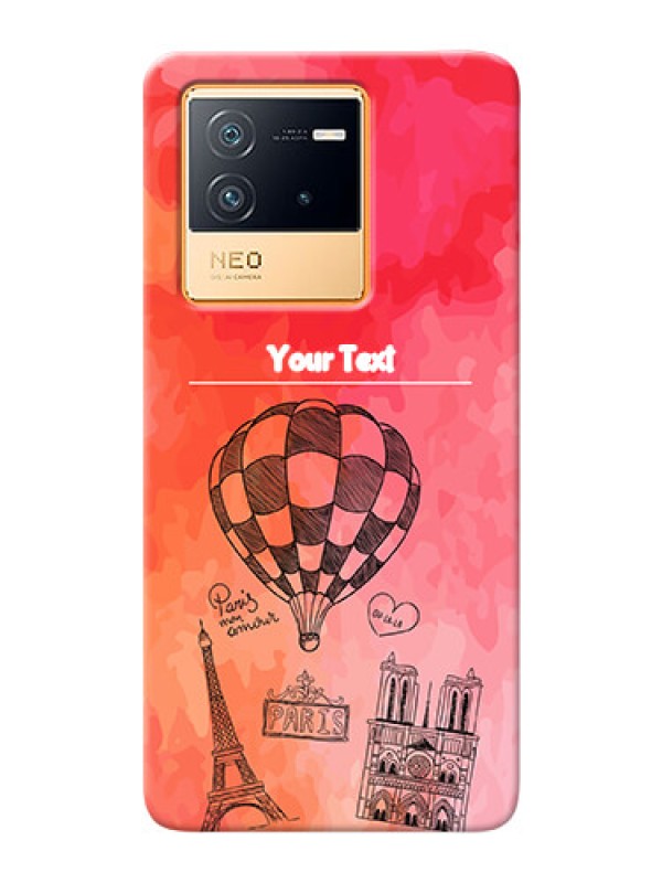 Custom iQOO Neo 6 5G Personalized Mobile Covers: Paris Theme Design