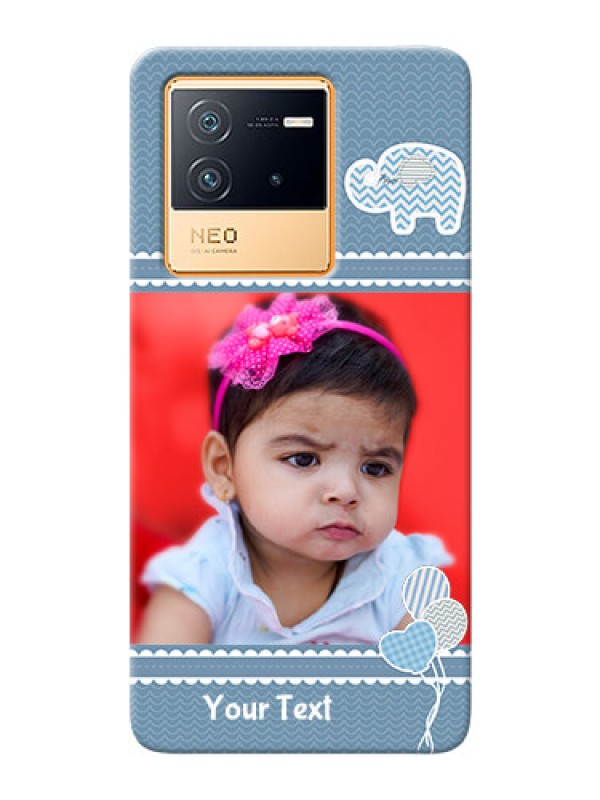 Custom iQOO Neo 6 5G Custom Phone Covers with Kids Pattern Design