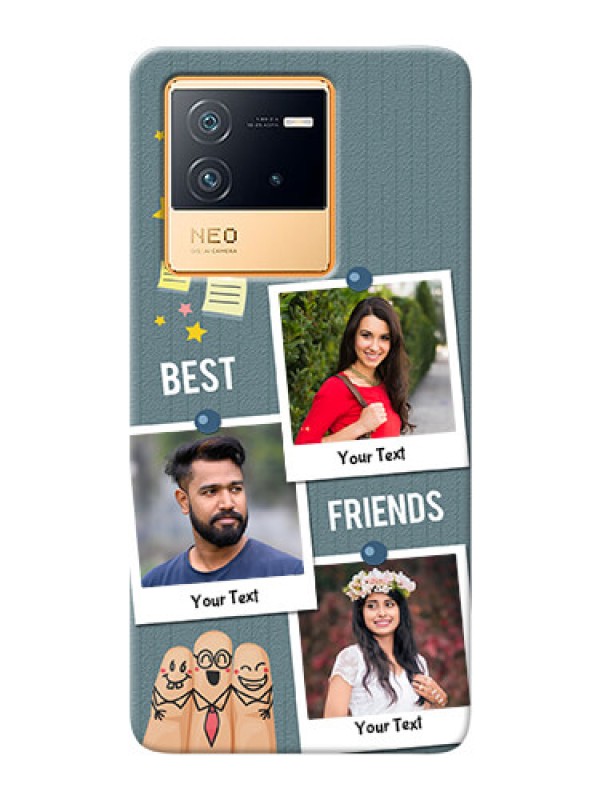 Custom iQOO Neo 6 5G Mobile Cases: Sticky Frames and Friendship Design