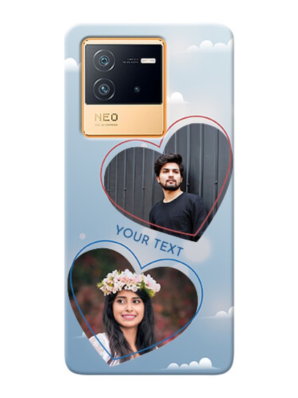 Custom iQOO Neo 6 5G Phone Cases: Blue Color Couple Design 