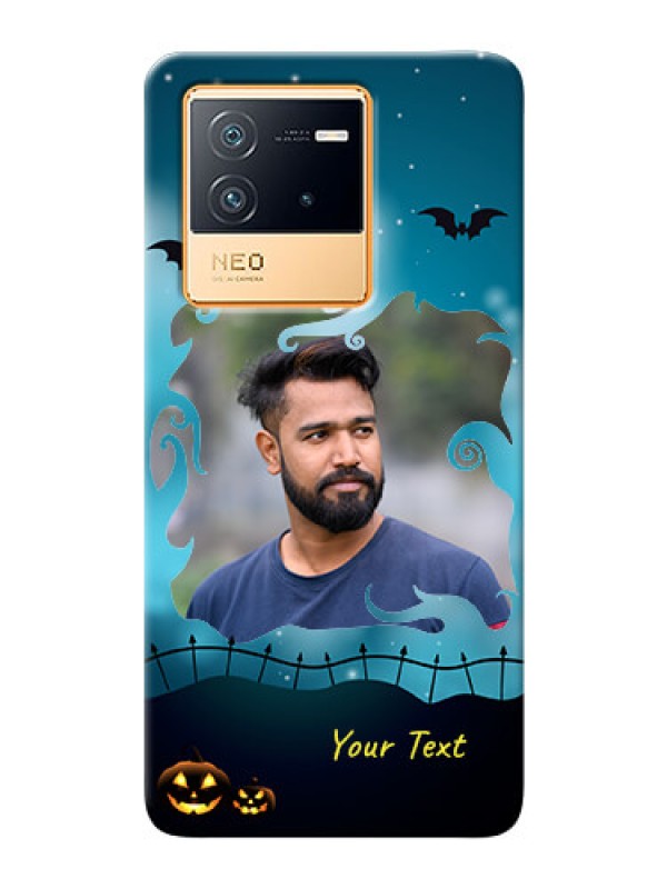 Custom iQOO Neo 6 5G Personalised Phone Cases: Halloween frame design