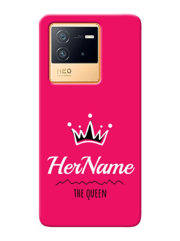 Custom iQOO Neo 6 5G Queen Phone Case with Name