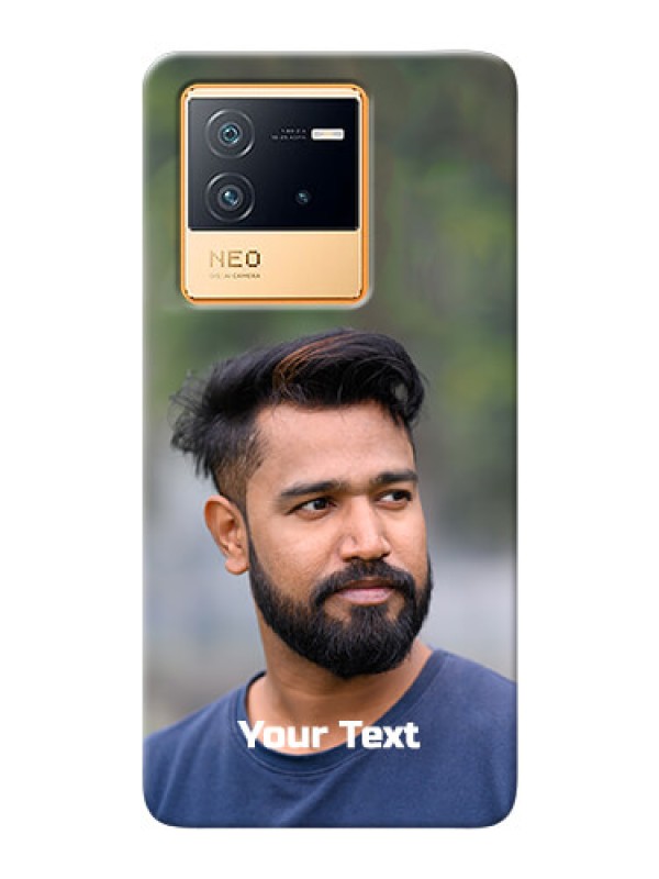 Custom iQOO Neo 6 5G Mobile Cover: Photo with Text