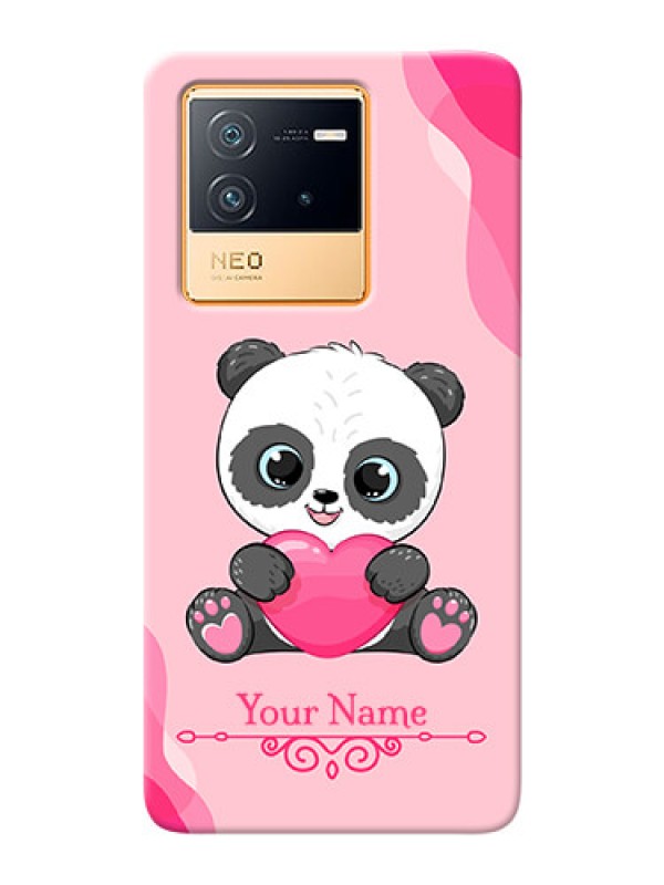Custom iQOO Neo 6 5G Mobile Back Covers: Cute Panda Design