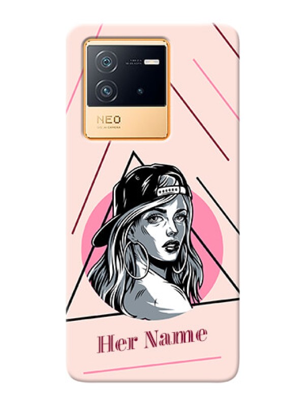 Custom iQOO Neo 6 5G Custom Phone Cases: Rockstar Girl Design