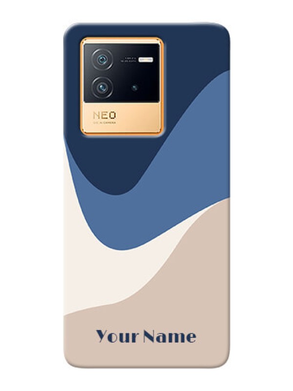 Custom iQOO Neo 6 5G Back Covers: Abstract Drip Art Design