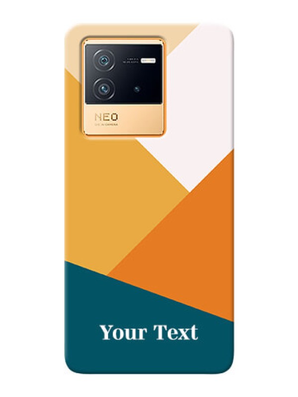 Custom iQOO Neo 6 5G Custom Phone Cases: Stacked Multi-colour Design