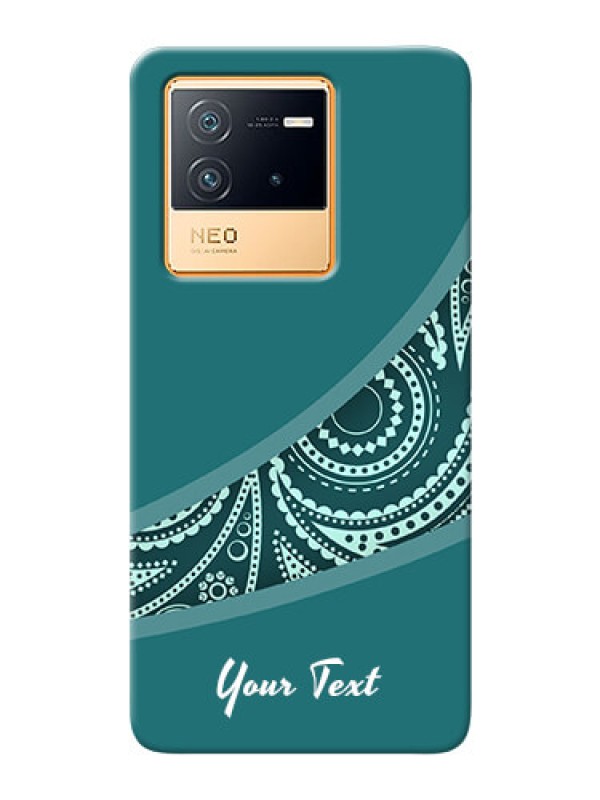 Custom iQOO Neo 6 5G Custom Phone Covers: semi visible floral Design