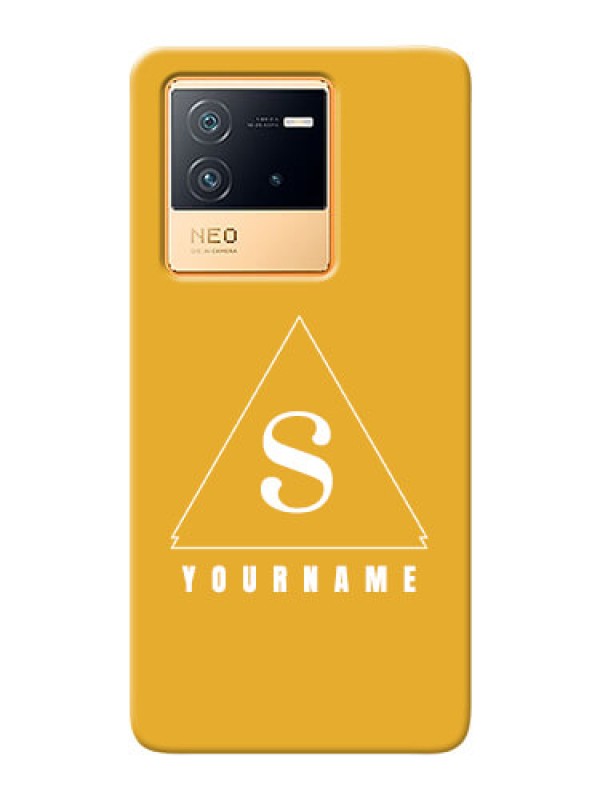 Custom iQOO Neo 6 5G Custom Mobile Case with simple triangle Design