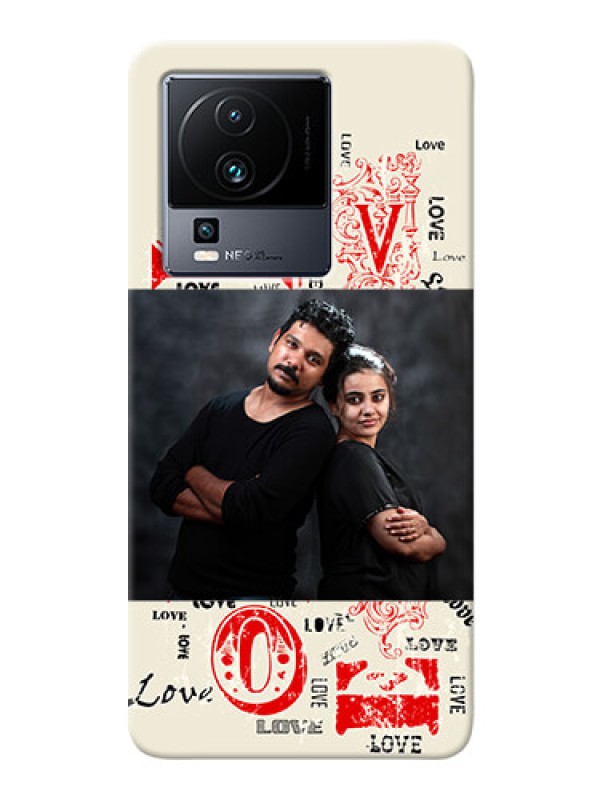 Custom iQOO Neo 7 5G mobile cases online: Trendy Love Design Case