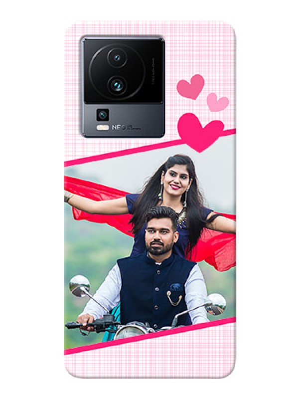 Custom iQOO Neo 7 5G Personalised Phone Cases: Love Shape Heart Design