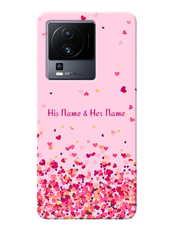 Custom iQOO Neo 7 5G Phone Back Covers: Floating Hearts Design
