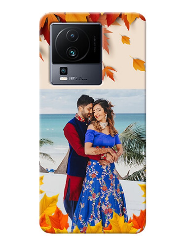 Custom iQOO Neo 7 Pro 5G Mobile Phone Cases: Autumn Maple Leaves Design