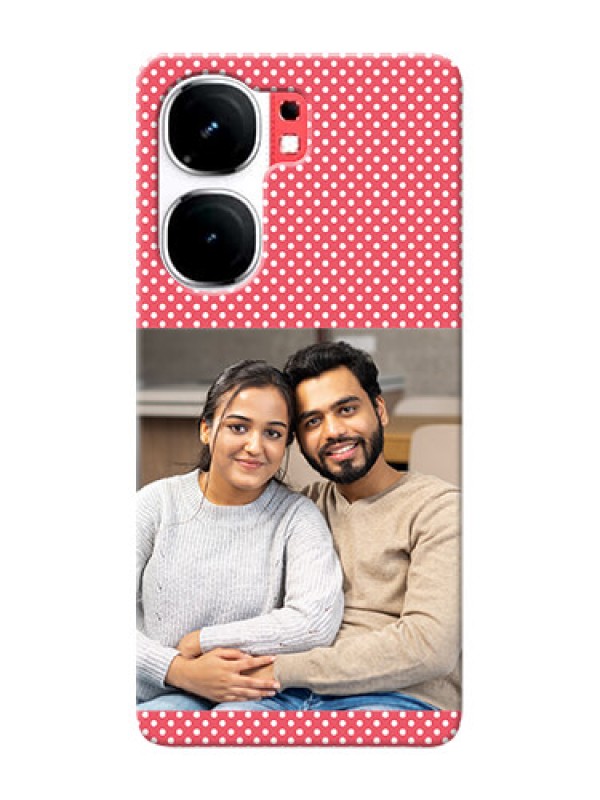 Custom iQOO Neo 9 Pro 5G Custom Mobile Case with White Dotted Design