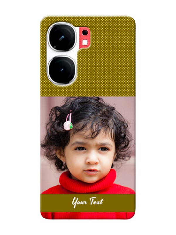 Custom iQOO Neo 9 Pro 5G custom mobile back covers: Simple Green Color Design