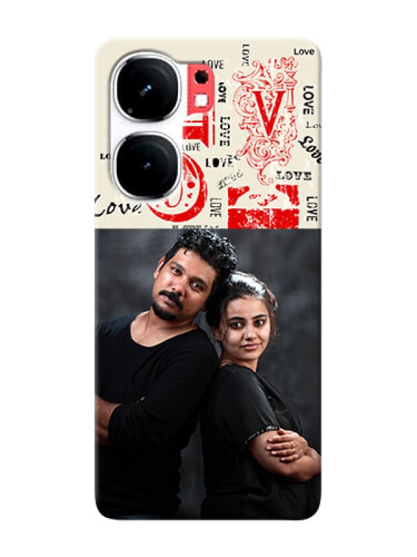 Custom iQOO Neo 9 Pro 5G mobile cases online: Trendy Love Design Case