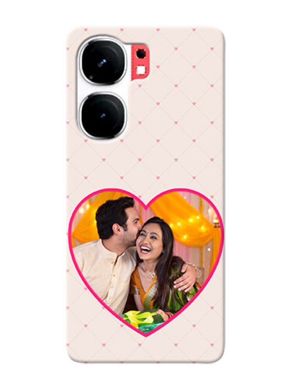 Custom iQOO Neo 9 Pro 5G Personalized Mobile Covers: Heart Shape Design